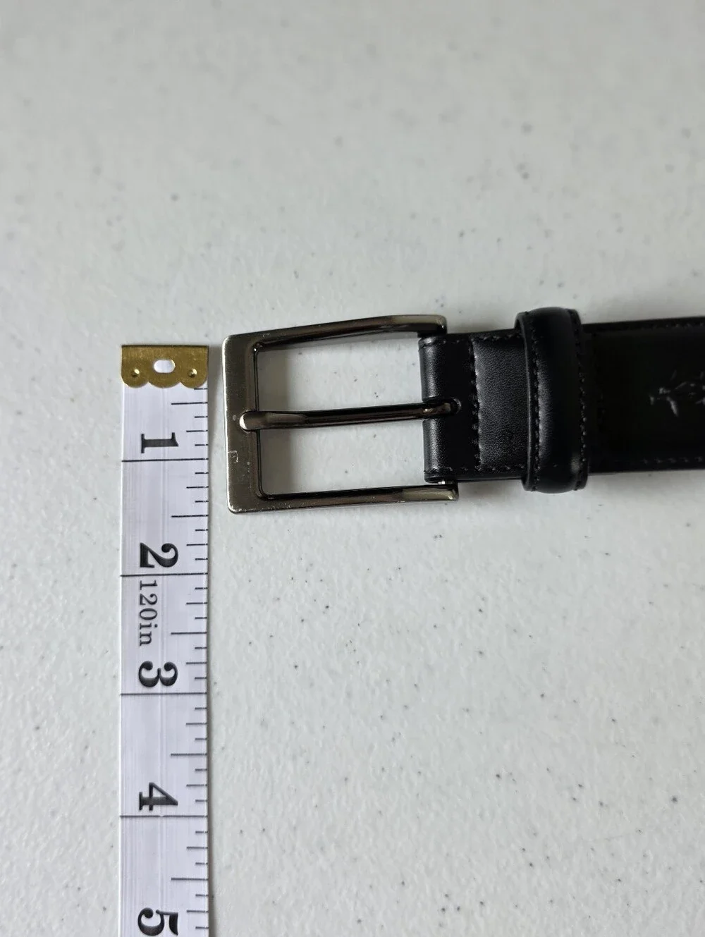 Original Penguin Genuine‎ Leather Black Belt Size 34 Men's Women's Career Preppy